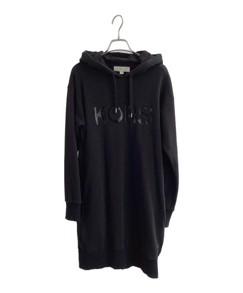 MICHAEL KORS（マイケルコース）MICHAEL KORS (マイケルコース) スウェットワンピース ブラック サイズ:Mの古着・服飾アイテム