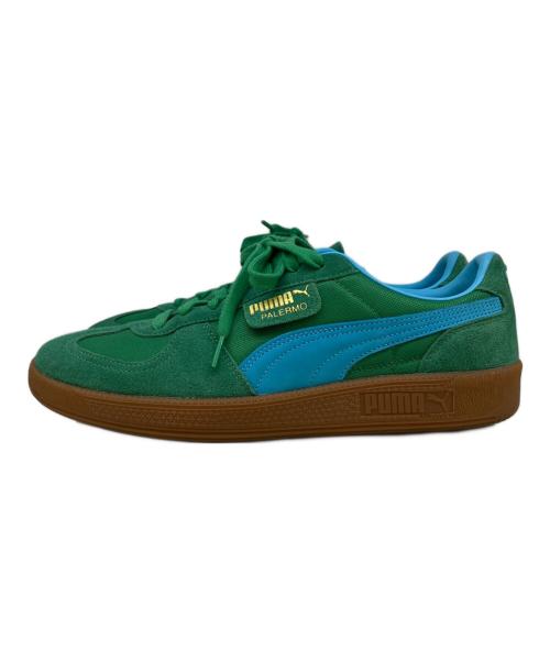 PUMA（プーマ）PUMA (プーマ) ユニセックス パレルモ ヴィンテージ アップデート スニーカー グリーン サイズ:28の古着・服飾アイテム