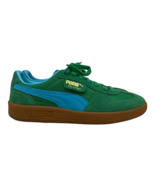 PUMA（プーマ）PUMA (プーマ) ユニセックス パレルモ ヴィンテージ アップデート スニーカー グリーン サイズ:28の古着・服飾アイテム