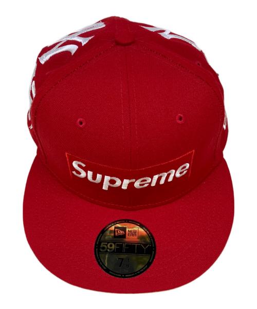 SUPREME（シュプリーム）SUPREME (シュプリーム) New Era (ニューエラ) キャップ レッド サイズ:58.7の古着・服飾アイテム