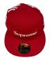 SUPREME (シュプリーム) New Era (ニューエラ) キャップ レッド サイズ:58.7：12000円