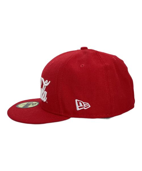 New Era（ニューエラ）New Era (ニューエラ) キャップ レッド サイズ:57.7cmの古着・服飾アイテム