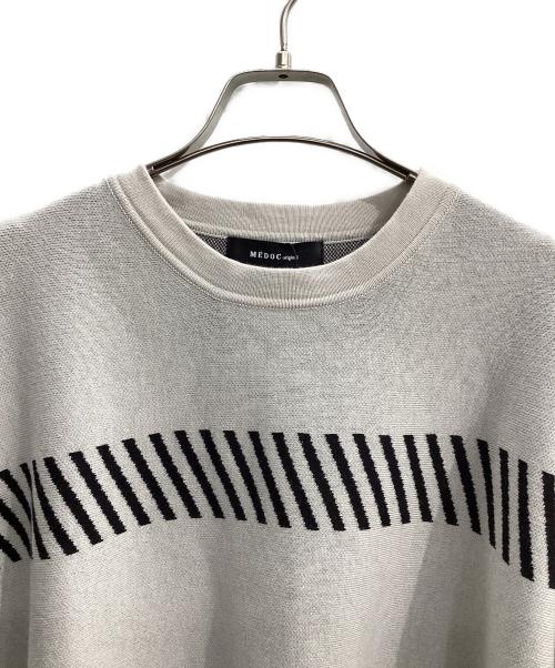 medoc original（メドック オリジナル）medoc original (メドック オリジナル) 厚手ニット ホワイト サイズ:9の古着・服飾アイテム