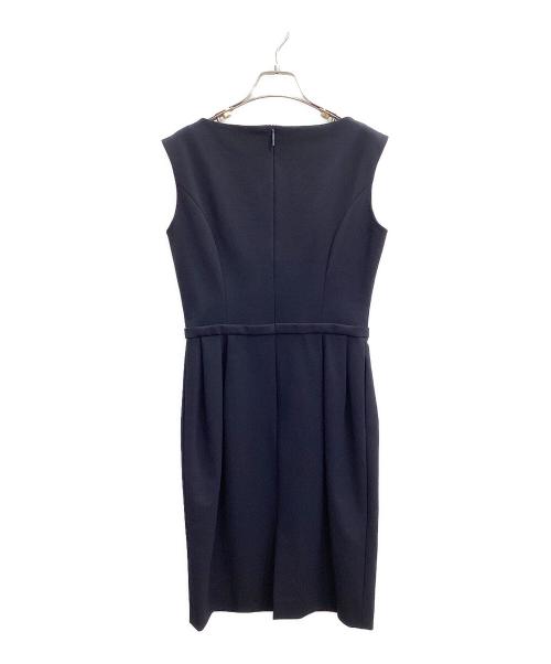 Rene basic（ルネベーシック）Rene basic (ルネベーシック) ノースリーブ・キャミソールワンピース ネイビー サイズ:36の古着・服飾アイテム