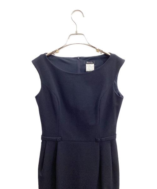 Rene basic（ルネベーシック）Rene basic (ルネベーシック) ノースリーブ・キャミソールワンピース ネイビー サイズ:36の古着・服飾アイテム