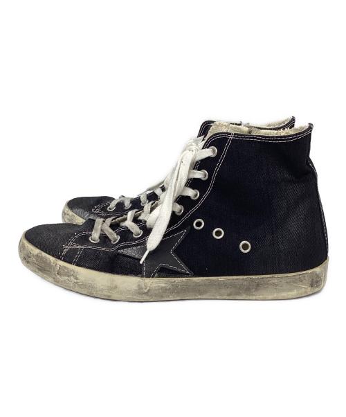 GOLDEN GOOSE（ゴールデングース）GOLDEN GOOSE (ゴールデングース) ハイカットスニーカー ブラック サイズ:40の古着・服飾アイテム