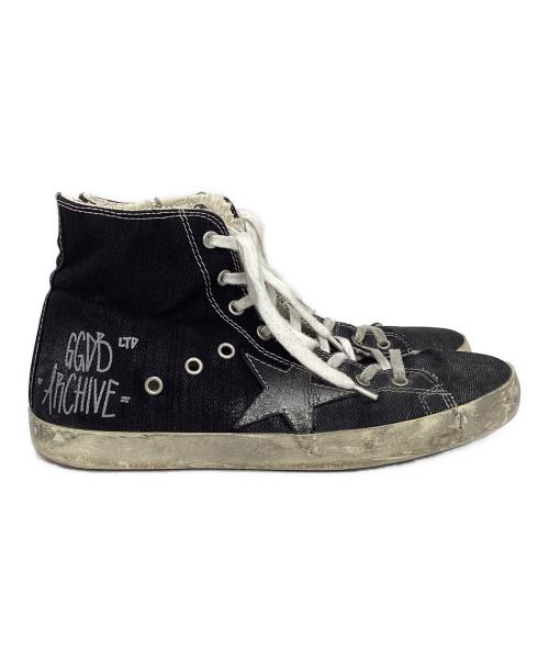 GOLDEN GOOSE（ゴールデングース）GOLDEN GOOSE (ゴールデングース) ハイカットスニーカー ブラック サイズ:40の古着・服飾アイテム