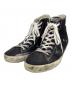 GOLDEN GOOSE（ゴールデングース）の古着「ハイカットスニーカー」｜ブラック