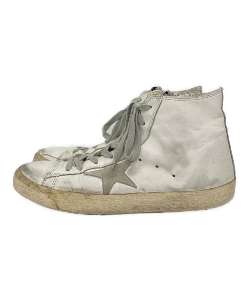 GOLDEN GOOSE（ゴールデングース）GOLDEN GOOSE (ゴールデングース) ハイカットスニーカー ホワイト サイズ:40の古着・服飾アイテム