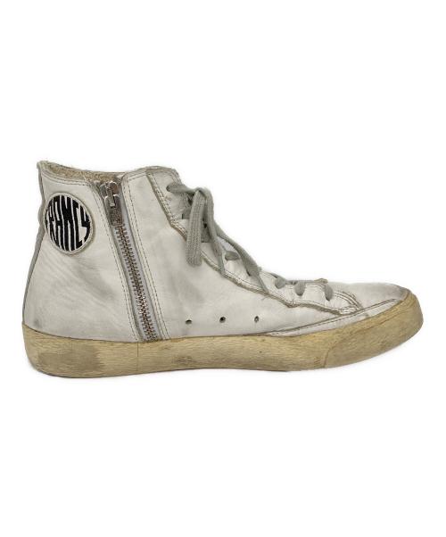 GOLDEN GOOSE（ゴールデングース）GOLDEN GOOSE (ゴールデングース) ハイカットスニーカー ホワイト サイズ:40の古着・服飾アイテム