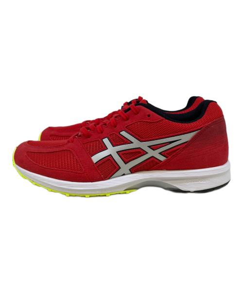 asics（アシックス）asics (アシックス) ローカットスニーカー レッド サイズ:26の古着・服飾アイテム