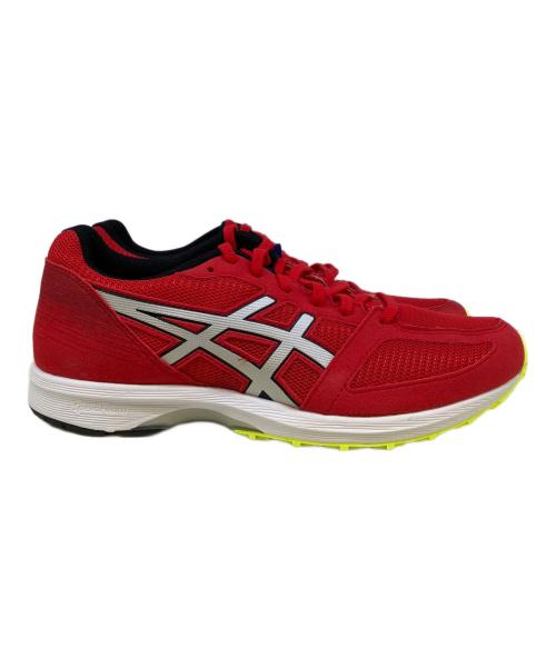 asics（アシックス）asics (アシックス) ローカットスニーカー レッド サイズ:26の古着・服飾アイテム