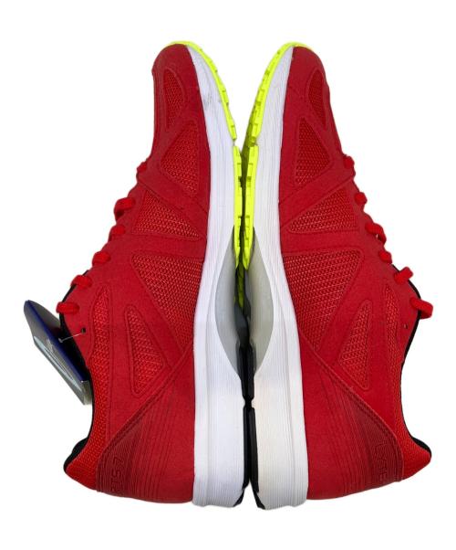 asics（アシックス）asics (アシックス) ローカットスニーカー レッド サイズ:26の古着・服飾アイテム