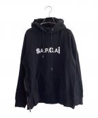 A.P.C.×sacaiアーペーセー×サカイ）の古着「プルオーバーパーカー」｜ブラック