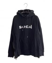 A.P.C.×sacai（アーペーセー×サカイ）の古着「プルオーバーパーカー」｜ブラック