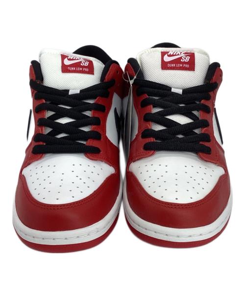 NIKE SB（ナイキエスビー）NIKE SB (ナイキエスビー) スニーカー　Dunk Low Pro ホワイト×レッド サイズ:28の古着・服飾アイテム