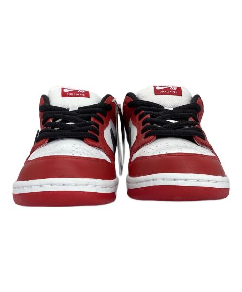 NIKE SB（ナイキエスビー）NIKE SB (ナイキエスビー) スニーカー　Dunk Low Pro ホワイト×レッド サイズ:28の古着・服飾アイテム