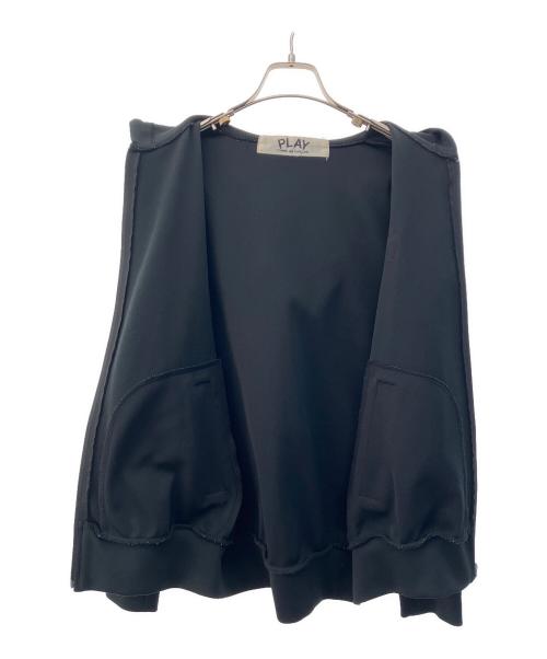 PLAY COMME des GARCONS（プレイコムデギャルソン）PLAY COMME des GARCONS (プレイコムデギャルソン) ジップパーカー ブラック サイズ:Mの古着・服飾アイテム