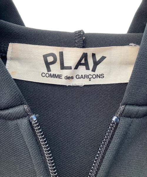 PLAY COMME des GARCONS（プレイコムデギャルソン）PLAY COMME des GARCONS (プレイコムデギャルソン) ジップパーカー ブラック サイズ:Mの古着・服飾アイテム