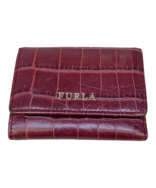 FURLA（フルラ）FURLA (フルラ) 3つ折り財布 レッドの古着・服飾アイテム