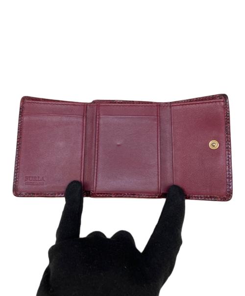 FURLA（フルラ）FURLA (フルラ) 3つ折り財布 レッドの古着・服飾アイテム