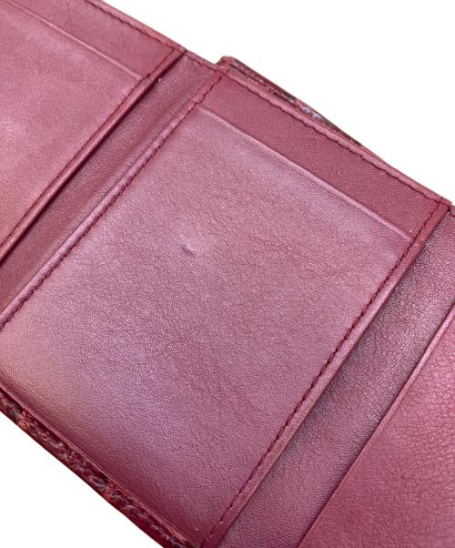 FURLA（フルラ）FURLA (フルラ) 3つ折り財布 レッドの古着・服飾アイテム