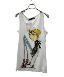 LOVE MOSCHINO（ラブモスキーノ）の古着「タンクトップ」｜ホワイト