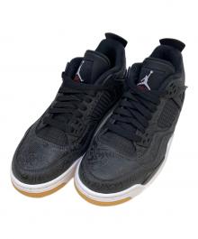 NIKE（ナイキ）の古着「Nike GS Air Jordan 4 Retro "Laser Black Gum"」｜ブラック
