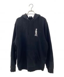 stussy（ステューシー）の古着「プルオーバーパーカー」｜ブラック
