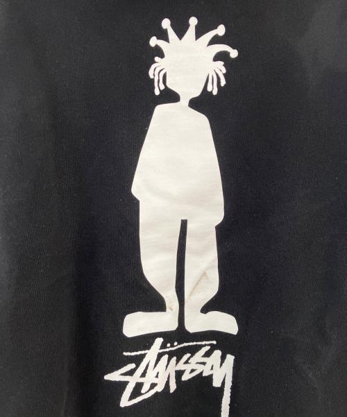 stussy（ステューシー）stussy (ステューシー) プルオーバーパーカー ブラック サイズ:Sの古着・服飾アイテム