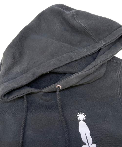 stussy（ステューシー）stussy (ステューシー) プルオーバーパーカー ブラック サイズ:Sの古着・服飾アイテム
