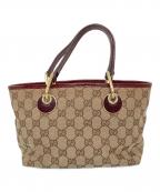 GUCCIグッチ）の古着「トートバッグ」｜ベージュ