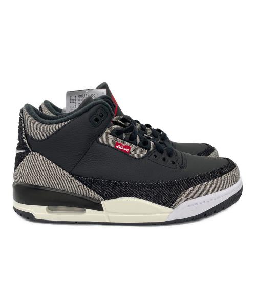NIKE（ナイキ）NIKE (ナイキ) LEVI'S (リーバイス) Air Jordan 3 Retro SP ブラック×グレー サイズ:27の古着・服飾アイテム