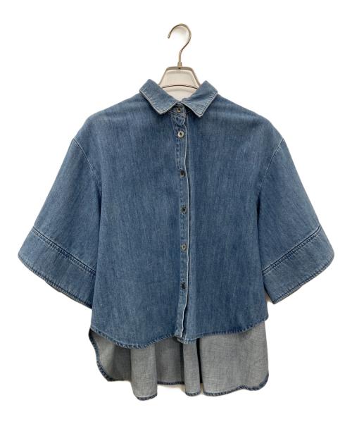 LE PHIL（ル フィル）LE PHIL (ル フィル) ライトデニムブラウスシャツ インディゴ サイズ:Fの古着・服飾アイテム