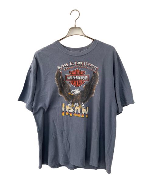 HARLEY-DAVIDSON（ハーレーダビッドソン）HARLEY-DAVIDSON (ハーレーダビッドソン) 半袖カットソー グレー サイズ:XLの古着・服飾アイテム