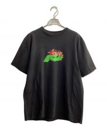 stussy（ステューシー）の古着「半袖カットソー」｜ブラック
