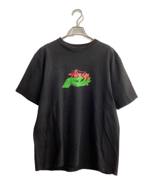 stussy（ステューシー）stussy (ステューシー) 半袖カットソー ブラック サイズ:Mの古着・服飾アイテム