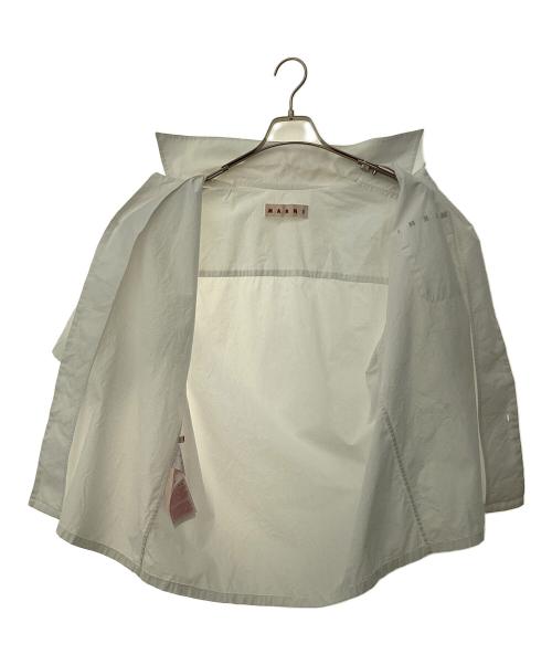 MARNI（マルニ）MARNI (マルニ) COTTON POPLIN BOWLING SHIRT ホワイト サイズ:46の古着・服飾アイテム