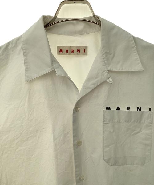 MARNI（マルニ）MARNI (マルニ) COTTON POPLIN BOWLING SHIRT ホワイト サイズ:46の古着・服飾アイテム