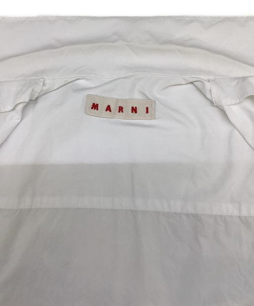 MARNI（マルニ）MARNI (マルニ) COTTON POPLIN BOWLING SHIRT ホワイト サイズ:46の古着・服飾アイテム
