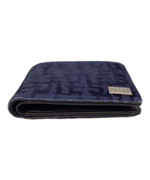DIESEL（ディーゼル）DIESEL (ディーゼル) 2つ折り財布　BI-FOLD COIN S ブラックの古着・服飾アイテム