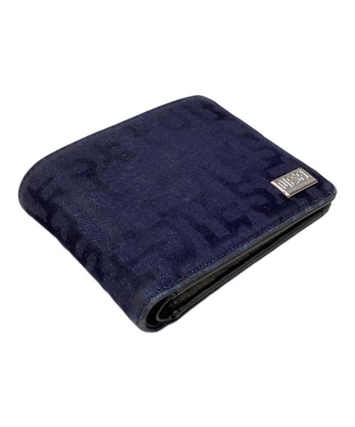 DIESEL（ディーゼル）DIESEL (ディーゼル) 2つ折り財布　BI-FOLD COIN S ブラックの古着・服飾アイテム