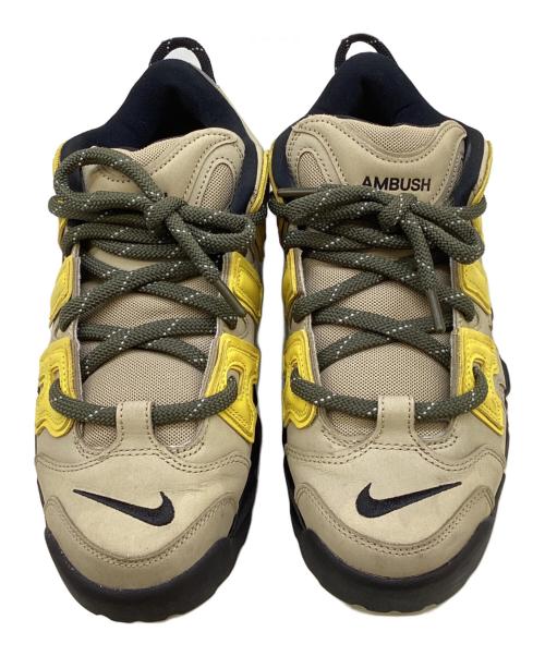 NIKE（ナイキ）NIKE (ナイキ) スニーカー　AMBUSH x Nike Air More Uptempo Low 'Limestone' ブラウン サイズ:27.5の古着・服飾アイテム