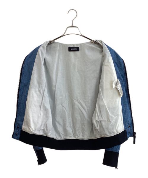 DIESEL（ディーゼル）DIESEL (ディーゼル) MA-1ジャケット ブルー サイズ:Mの古着・服飾アイテム