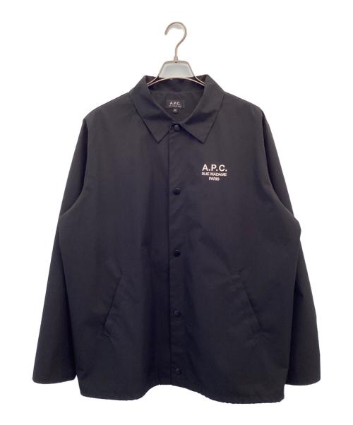 A.P.C.（アーペーセー）A.P.C. (アーペーセー) コーチジャケット ブラック サイズ:XLの古着・服飾アイテム