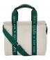 Kate Spade（ケイトスペード）の古着「プレンティキャンバススモールトートバッグ」｜ベージュ×グリーン