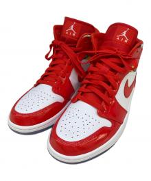 NIKE（ナイキ）の古着「Air Jordan Mid 1 "Barcelona Sweater/Red Patent"」｜レッド