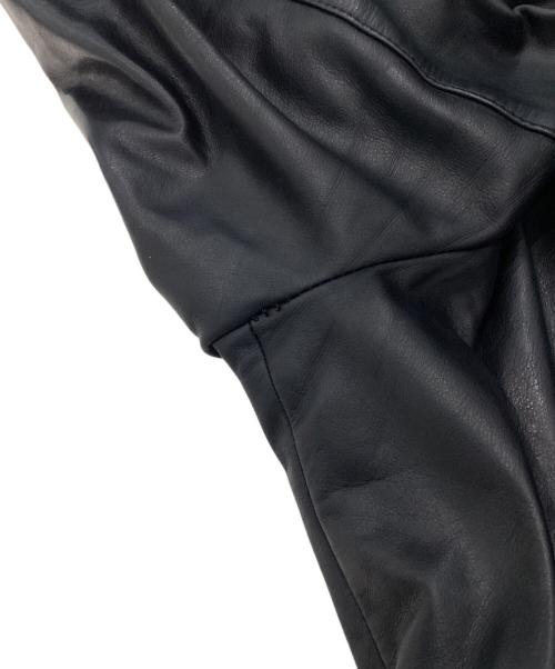 HELMUT LANG（ヘルムートラング）HELMUT LANG (ヘルムートラング) レザージャケット ブラック サイズ:Lの古着・服飾アイテム