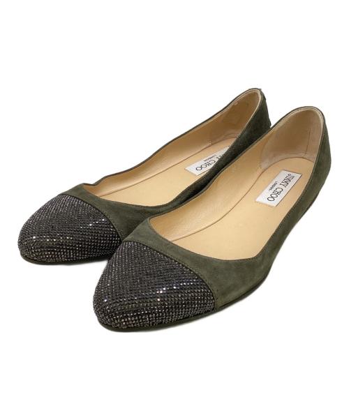 JIMMY CHOO（ジミーチュウ）JIMMY CHOO (ジミーチュウ) パンプス グリーン サイズ:38 1/2の古着・服飾アイテム