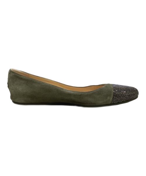 JIMMY CHOO（ジミーチュウ）JIMMY CHOO (ジミーチュウ) パンプス グリーン サイズ:38 1/2の古着・服飾アイテム